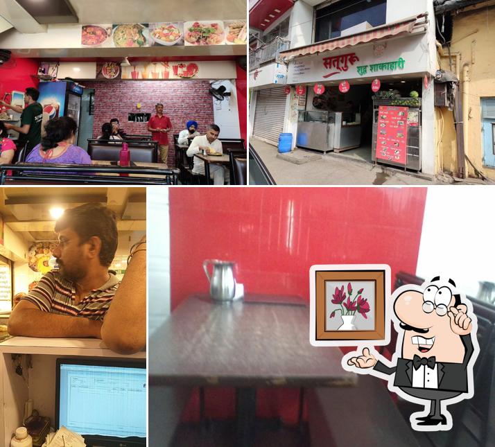 The interior of Satguru restaurant