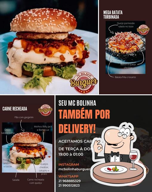 Comida em MC Bolinha Burguer