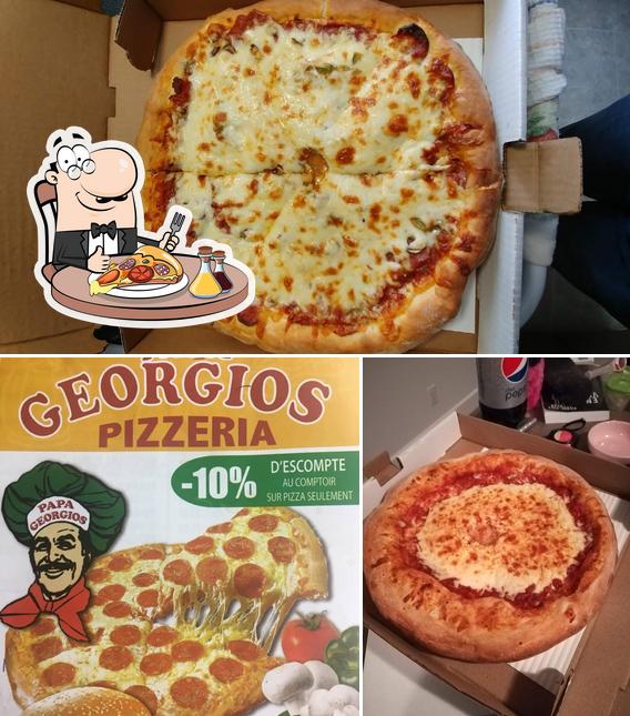 Choisissez des pizzas à Papa Georgios