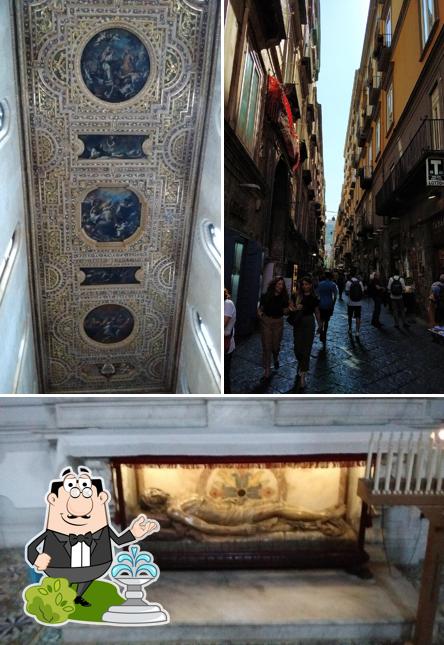 La esterno e interni del ristorante