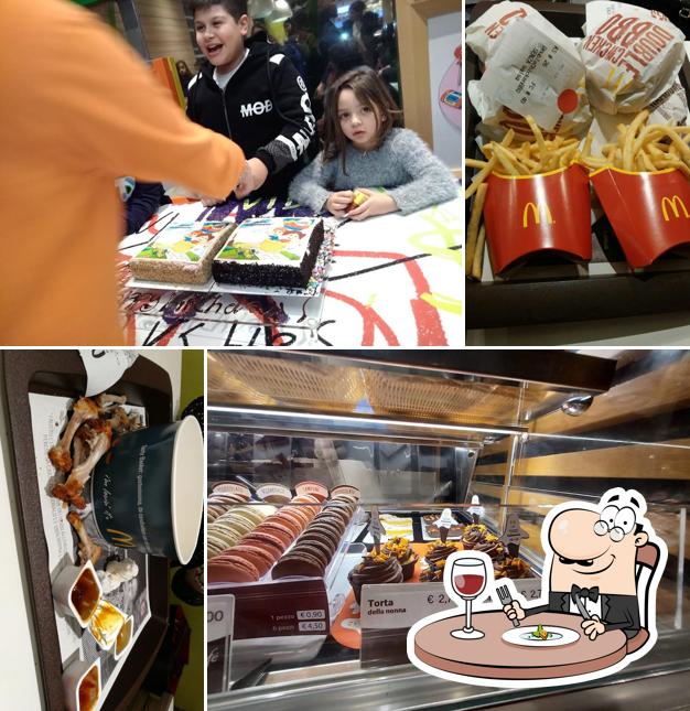 Cibo al McDonald's Carini