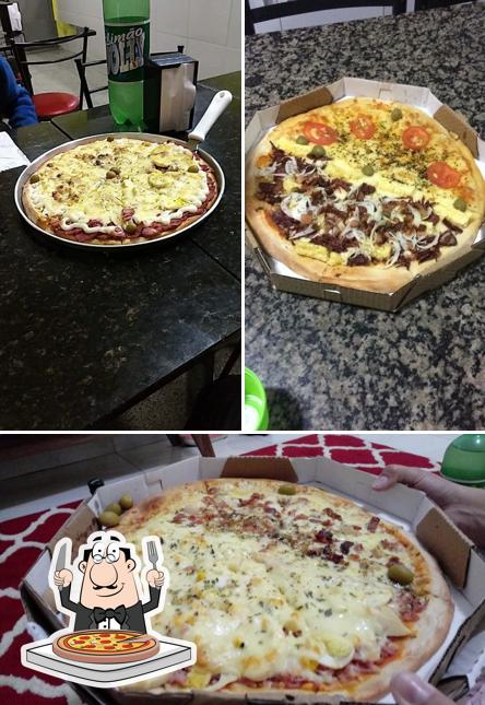 Experimente pizza no Pizzaria Imperial