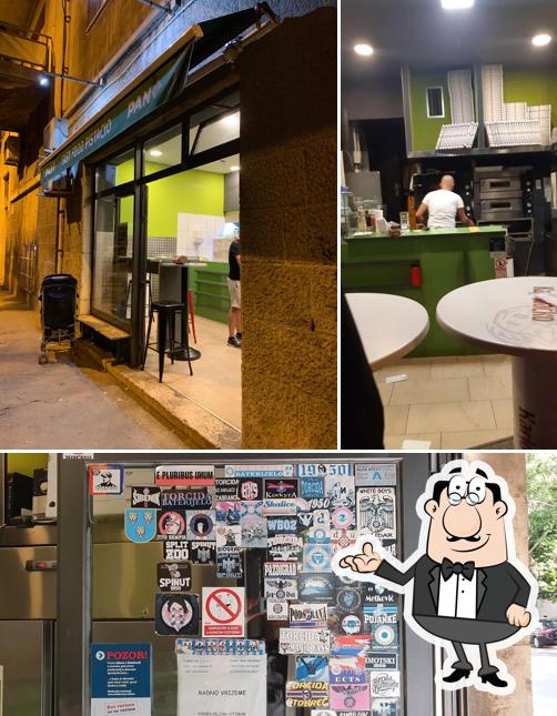 Gli interni di Fast food Pistaccio