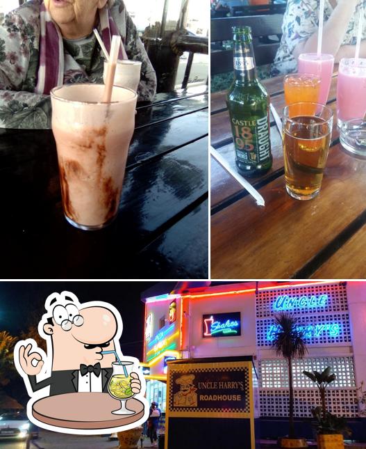 This is the image displaying drink and exterior at Uncle Harry's Roadhouse