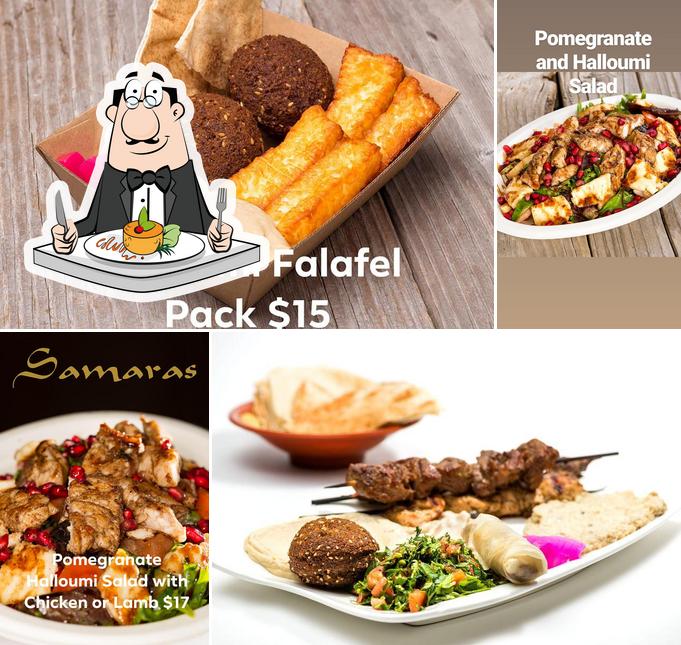 Food at Samaras Lebanese and Mediterranean Restaurant Woonona