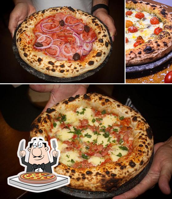 Consiga diversos variedades de pizza