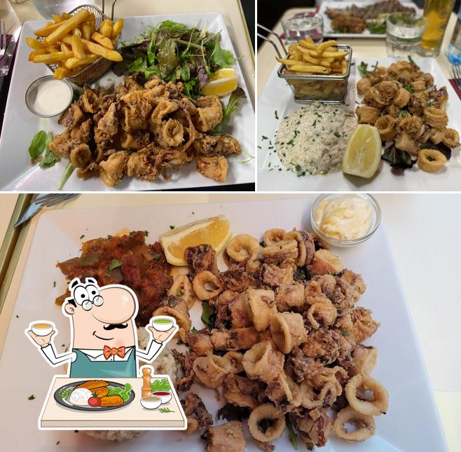 Calamars frites à Gusti Restaurant