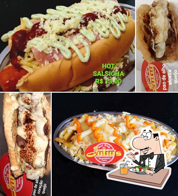 Comida em Hot dog do juliu's o melhor de barra mansa