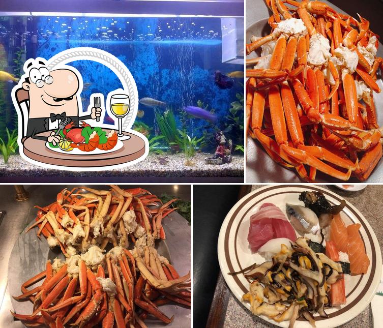 Попробуйте блюда с морепродуктами в "Kirin Japanese Seafood & Sushi Buffet"