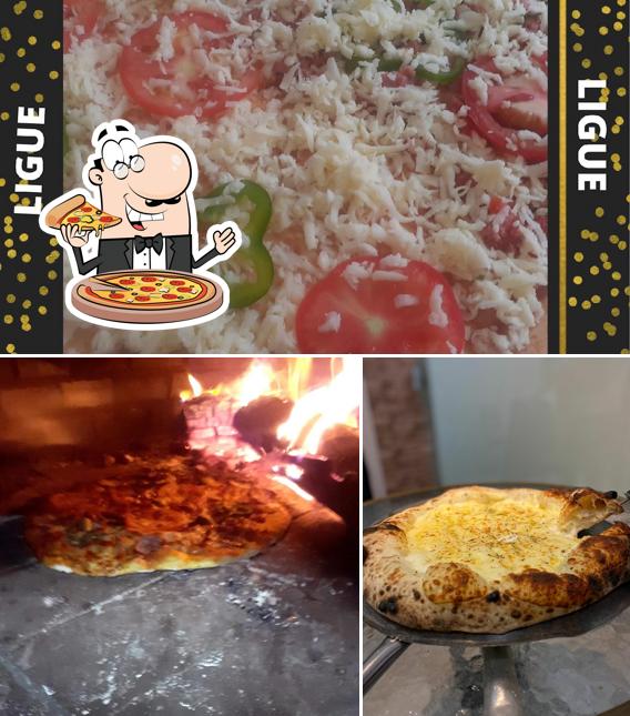 Escolha pizza no Pizzas Fabulosas