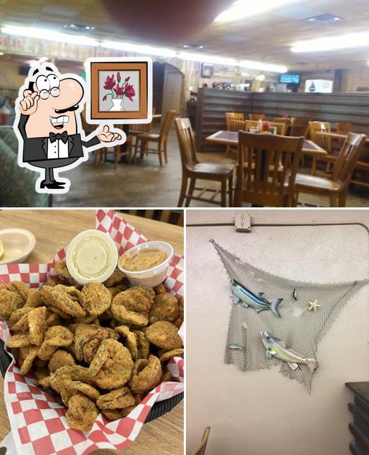 The Tackle Box - Catfish, Seafood, & Southern Home Cooking is distinguished by interior and food