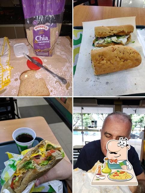 Comida em Subway