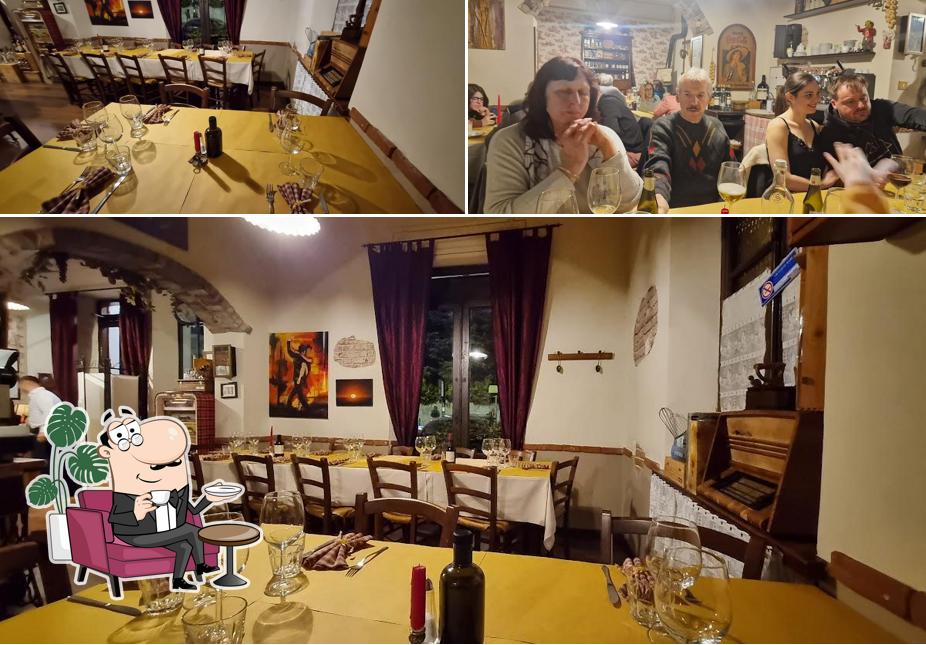 L'intérieur de Trattoria Fratelli Bravo