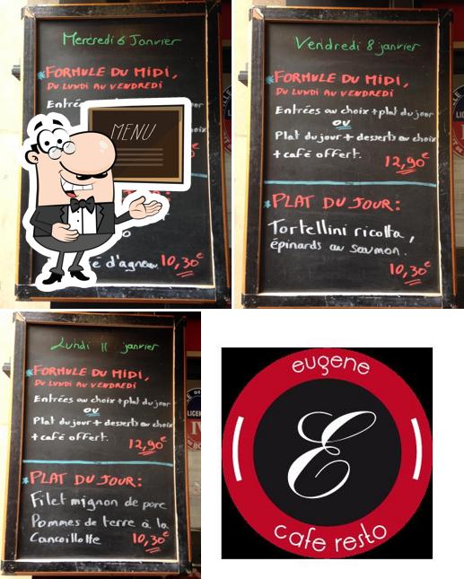 Découvrez le menu du jour sur le tableau