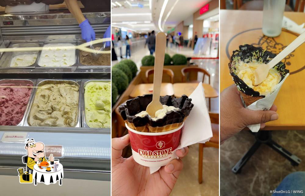 Ice cream at Cold Stone Creamery- LULU Mall Bangalore