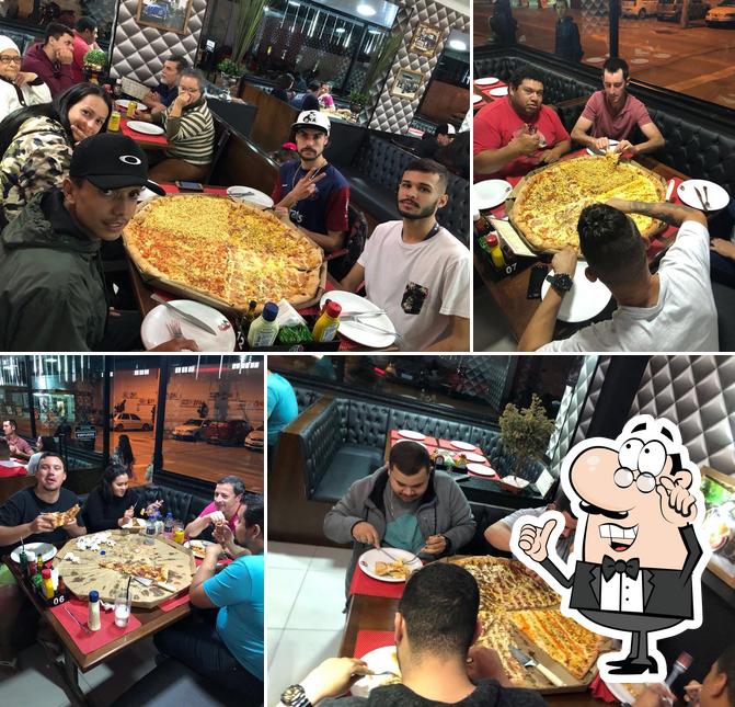 O interior do Big Pizzas Navegantes SC