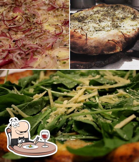 Comida en "Il PAPU" Pizza a La piedra