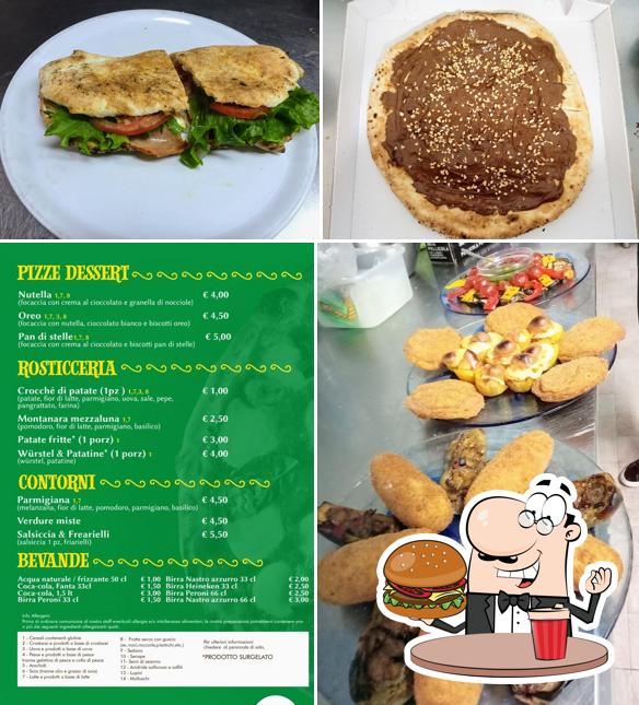 Essayez un hamburger à Ristopizza La Tavola Allegra