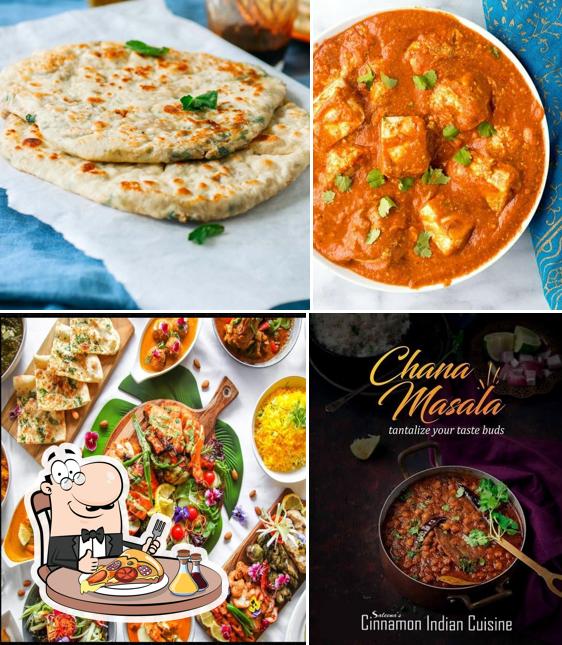 Saleena's cinnamon Indian cuisine in Pacific Pines Restaurant menu
