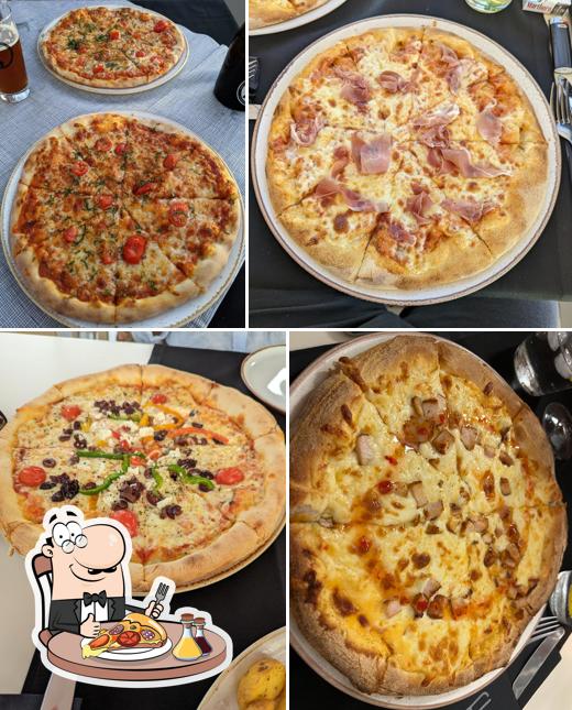 Pick different types of pizza