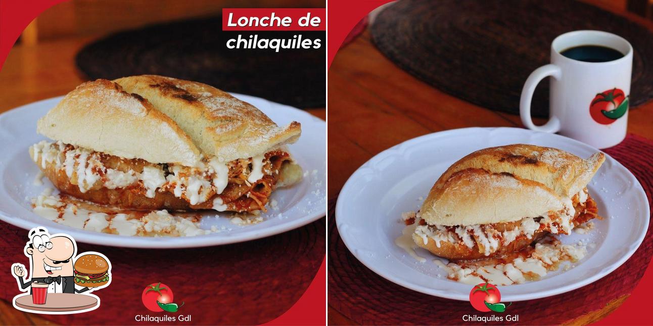 Order a burger at Chilaquiles GDL