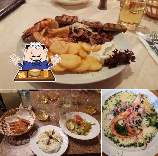 Еда в "Restaurant Dionysos"