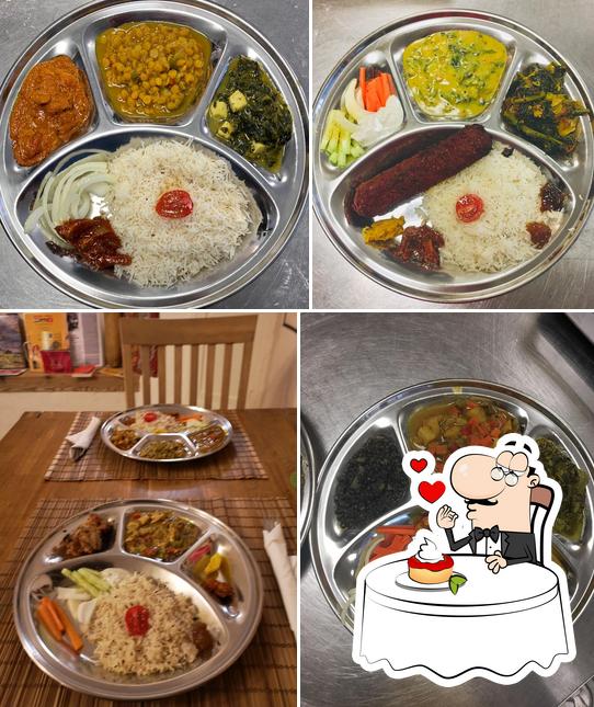 Restaurant Take Away Indian Food Indianparadise.ch serve un'ampia gamma di dolci