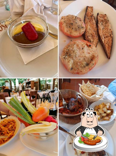Cibo al Ristorante Ca' Rossi Da Topo