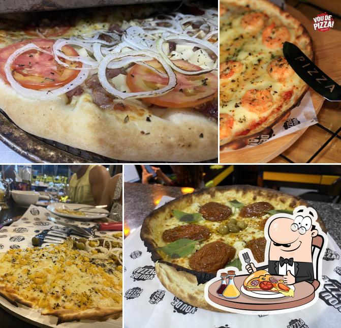 Escolha diversos estilos de pizza