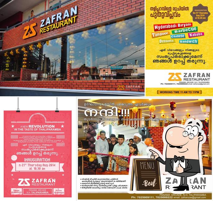 Here's a picture of Zafran Restaurant