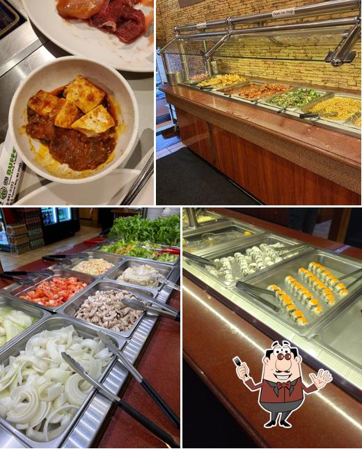 Comida en Kum Kang San BBQ Grill Buffet