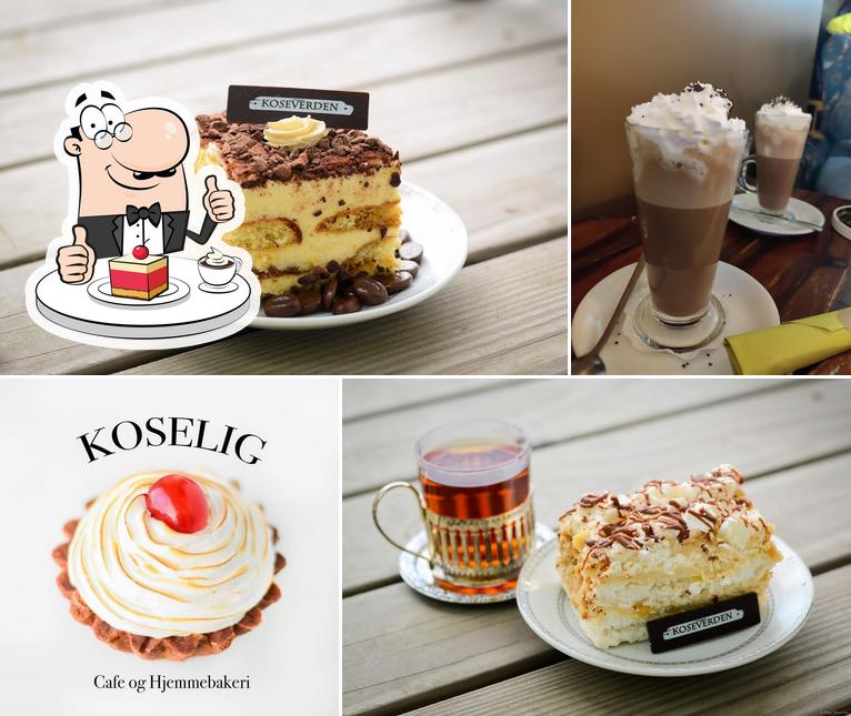 Koseverden&KoseligCafe serves a number of sweet dishes