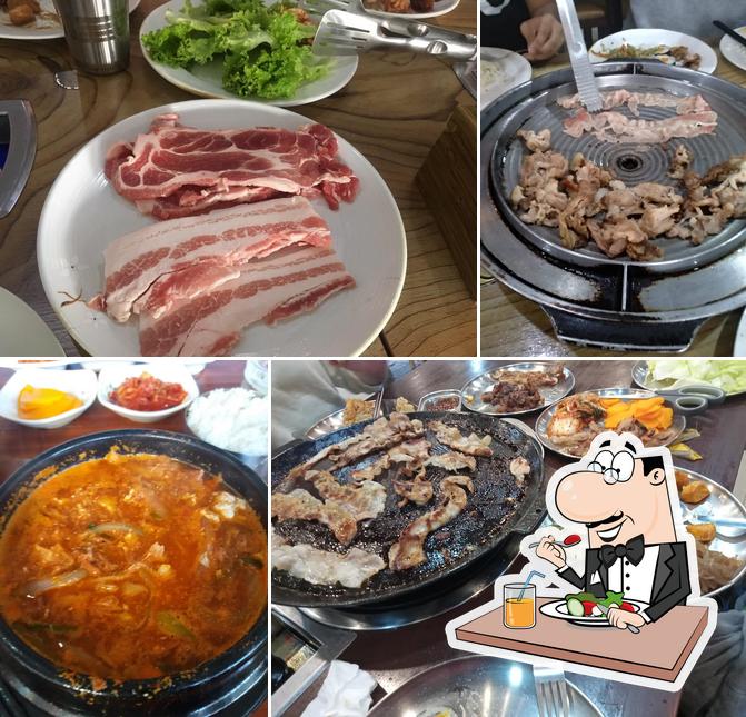 Food at Chil Cheon Gak