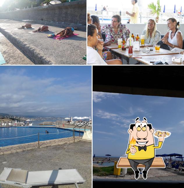 Prova tra i vari prodotti di cucina di mare proposti a Ristorante di Marina di Capo Nero