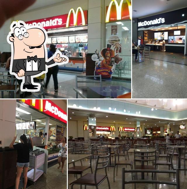 O interior do McDonald's