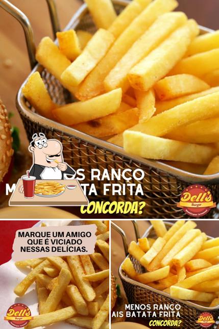 Prove batatas fritas no Dell's Burger