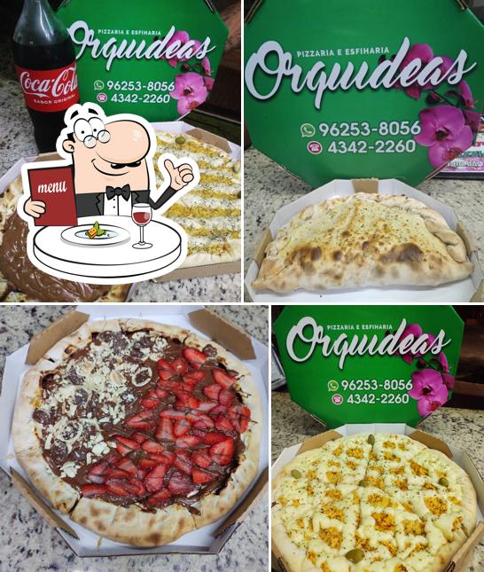 Comida em Pizzaria e Esfiharia Orquídeas