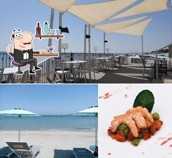 Gli interni di UMA Beach Club - Ristorante di Mare/Spiaggia