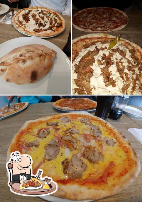 At Pizzeria Hawaii Bolos Youssef, you can try pizza