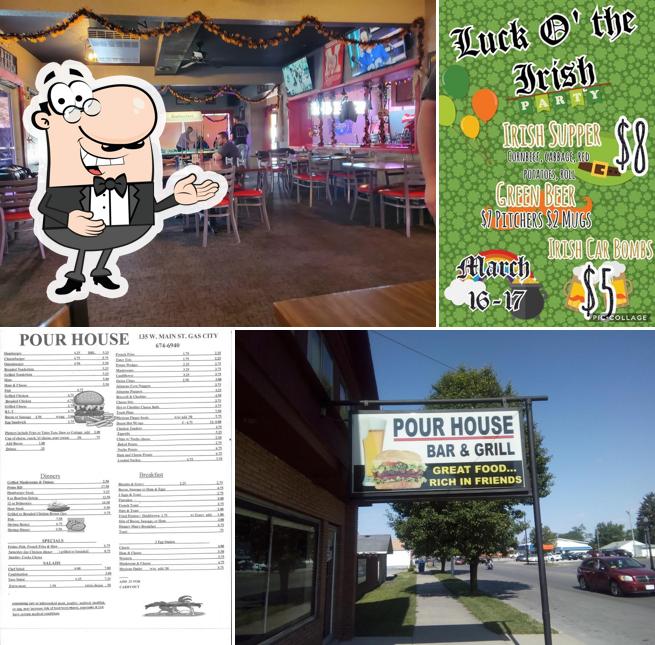 Pour House in Gas City Restaurant menu and reviews