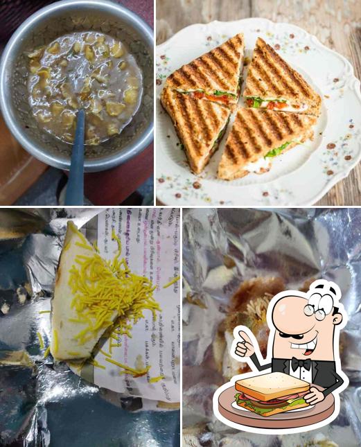 Grilled cheese sandwich at Gowtham Chat