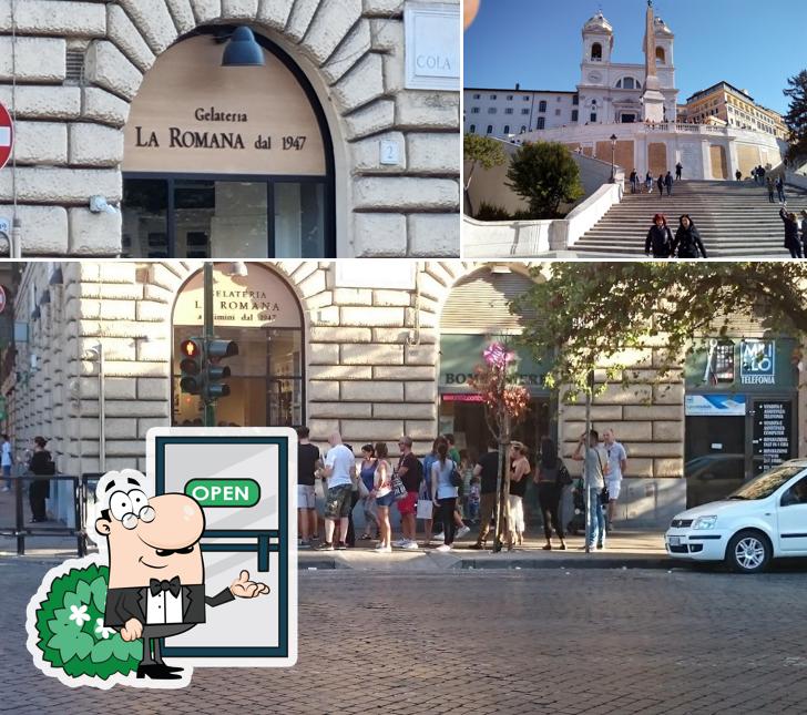L'area esterna è una caratteristica importante di Gelateria La Romana