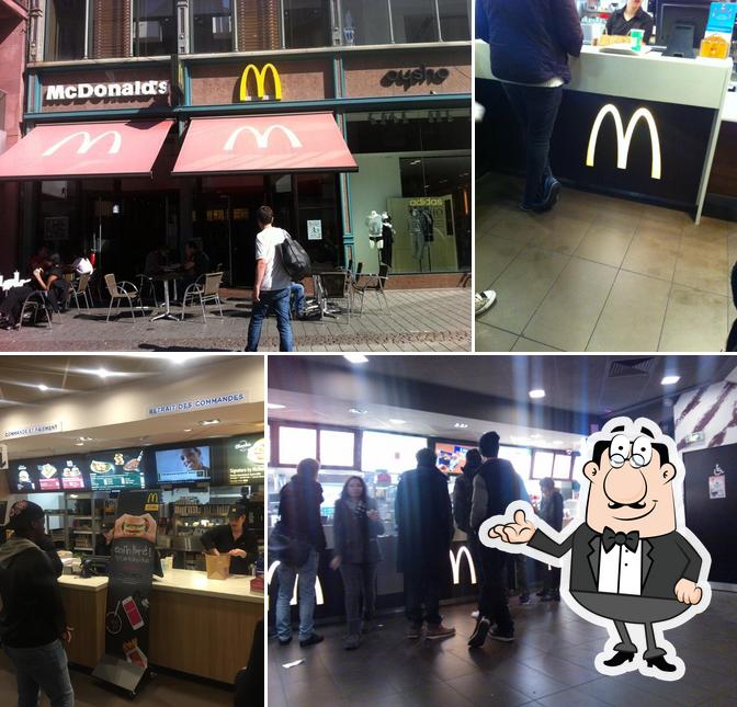 L'intérieur de McDonald's