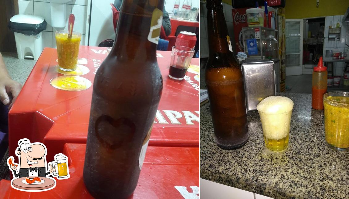 Você pode tomar uma tulipa de cerveja leve ou escura