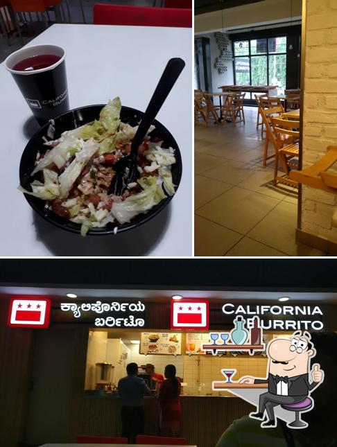 The interior of California Burrito Mexican Kitchen @ Ecoworld Building