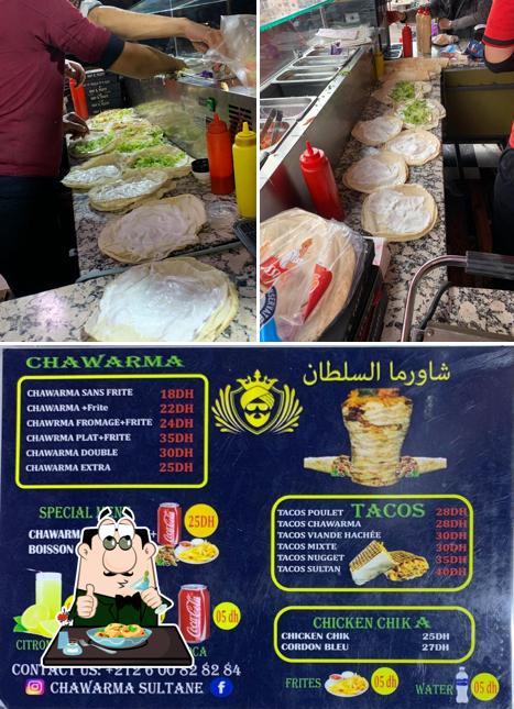 Nourriture à Chawarma sultan