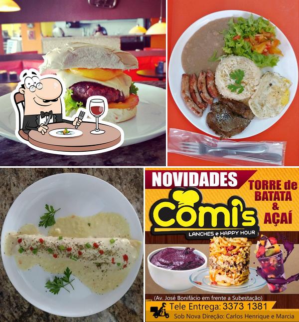 Platos en Comi's Lanches Happy Hour Jussara GO