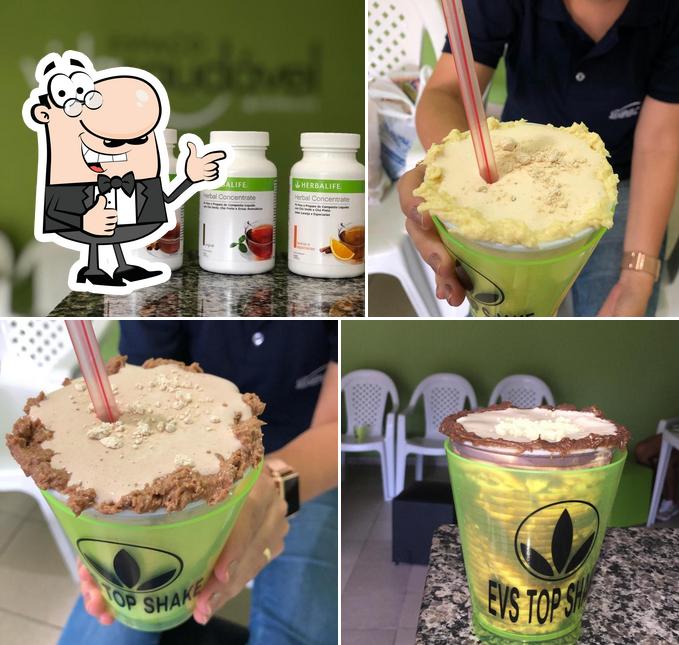 Look at this pic of ESPAÇO HERBALIFE NUTRITION TOP SHAKE - ANO BOM