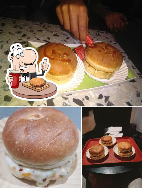 Try out a burger at Pizza Point