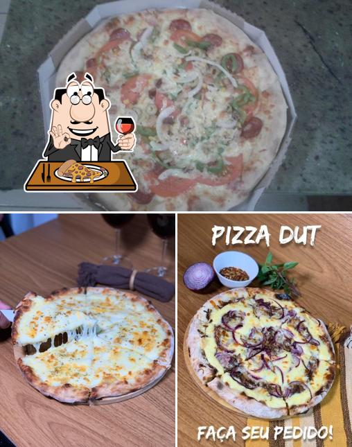 Consiga diferentes tipos de pizza